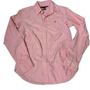 Ralph Lauren button up Pink Super Slim Fit Shirt